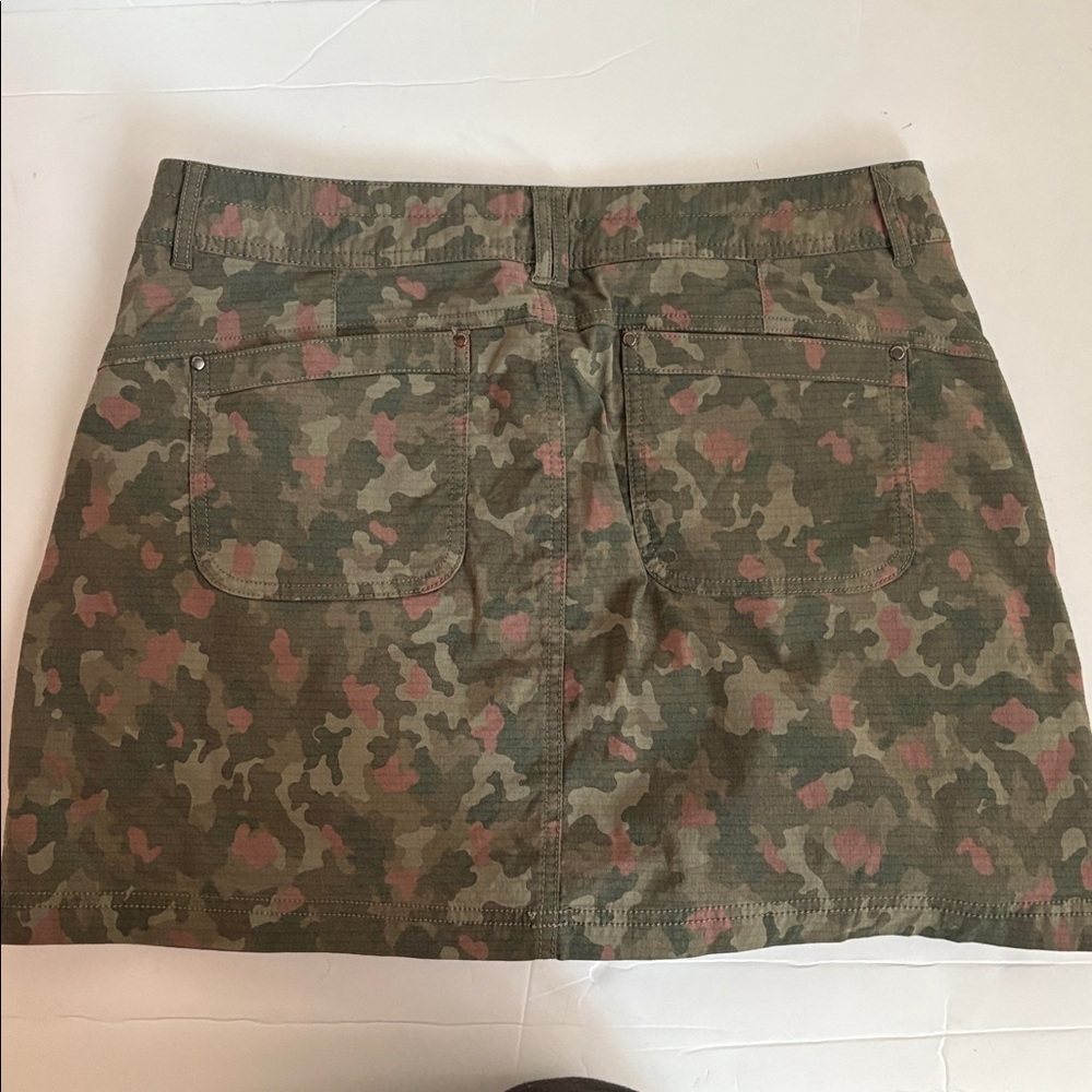 Title Nine Big B Skort Wailea Camo green pink zip close pockets boy short lined - Picture 11 of 16